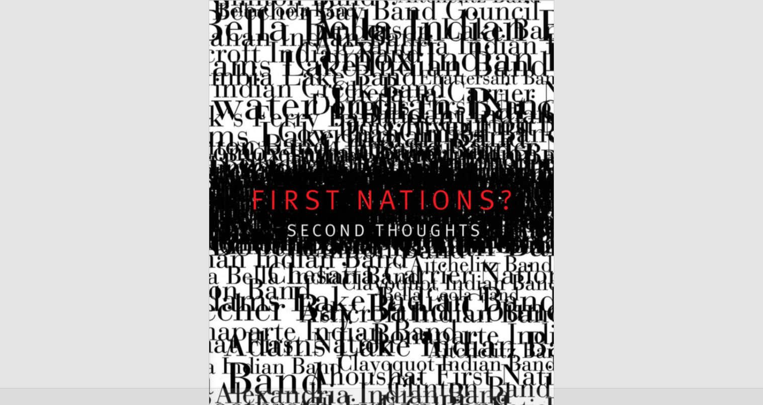 A Synopsis of First Nations? Second Thoughts - Professor Nerdster