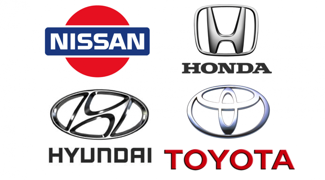 Car Manufactures from Japane