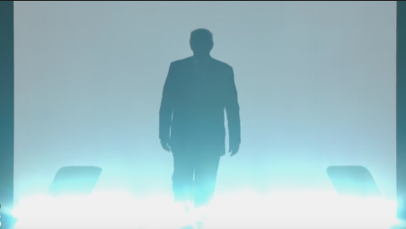 Donald Trump Silhouette at The RNC 